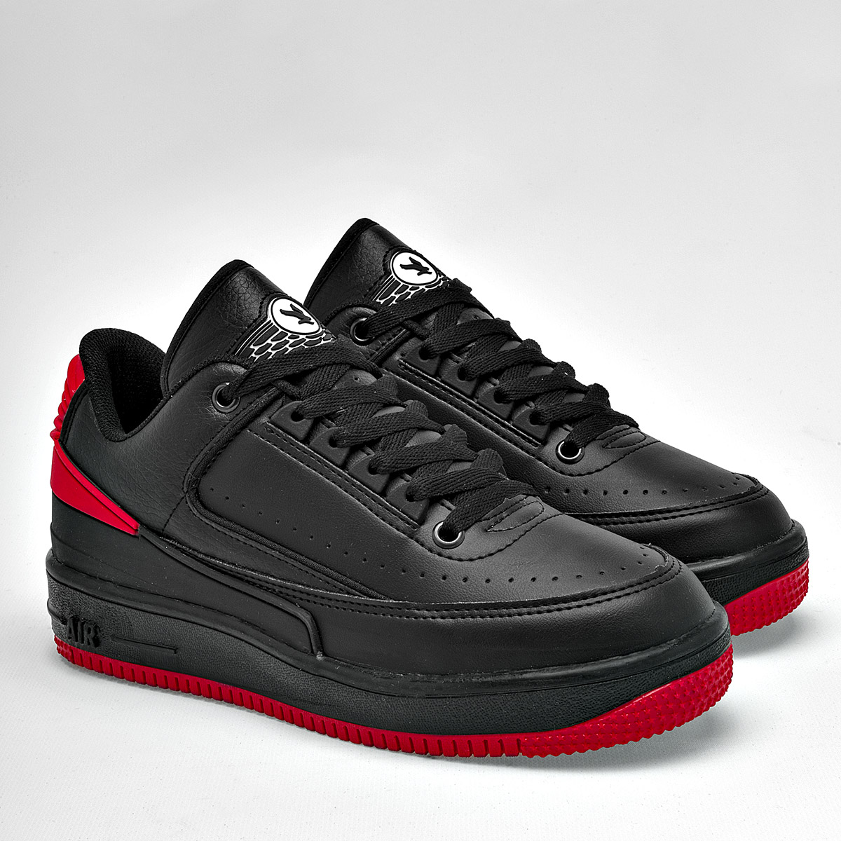 Foto 2 | American Fire Tenis Urbano Para Joven Negro Rojo