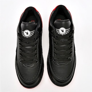 Foto 3 | American Fire Tenis Urbano Para Joven Negro Rojo