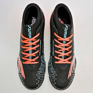 Foto 3 | Furia Tenis Deportivo Para Joven Negro Naranja