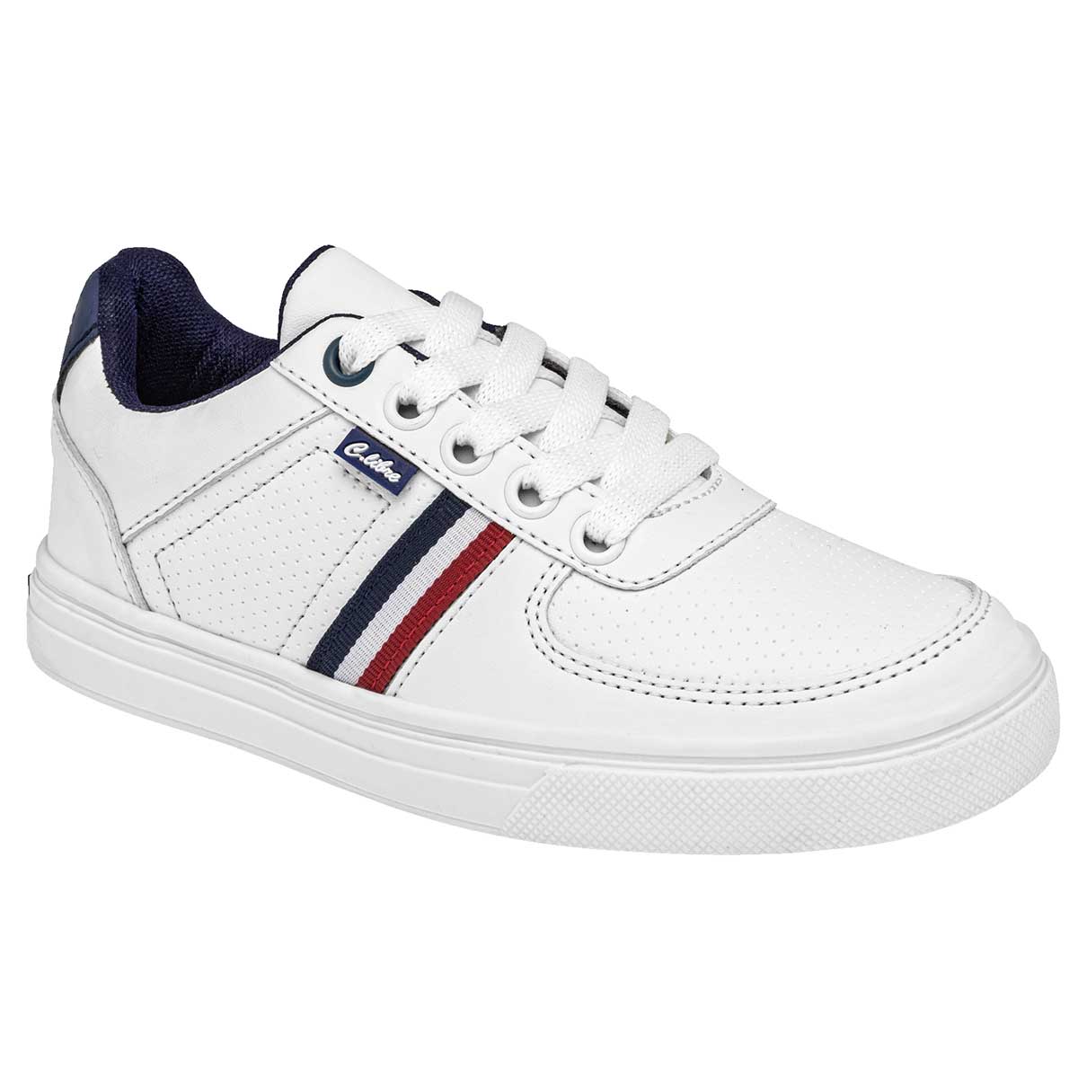 C>libre Tenis Urbano Para Joven Blanco Marino Rojo