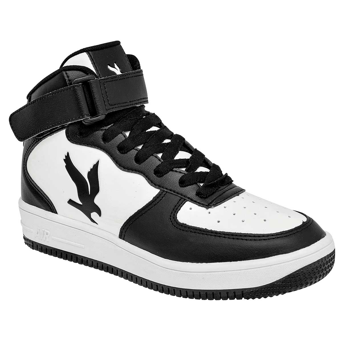 American Fire Tenis Urbano Para Joven Blanco Negro
