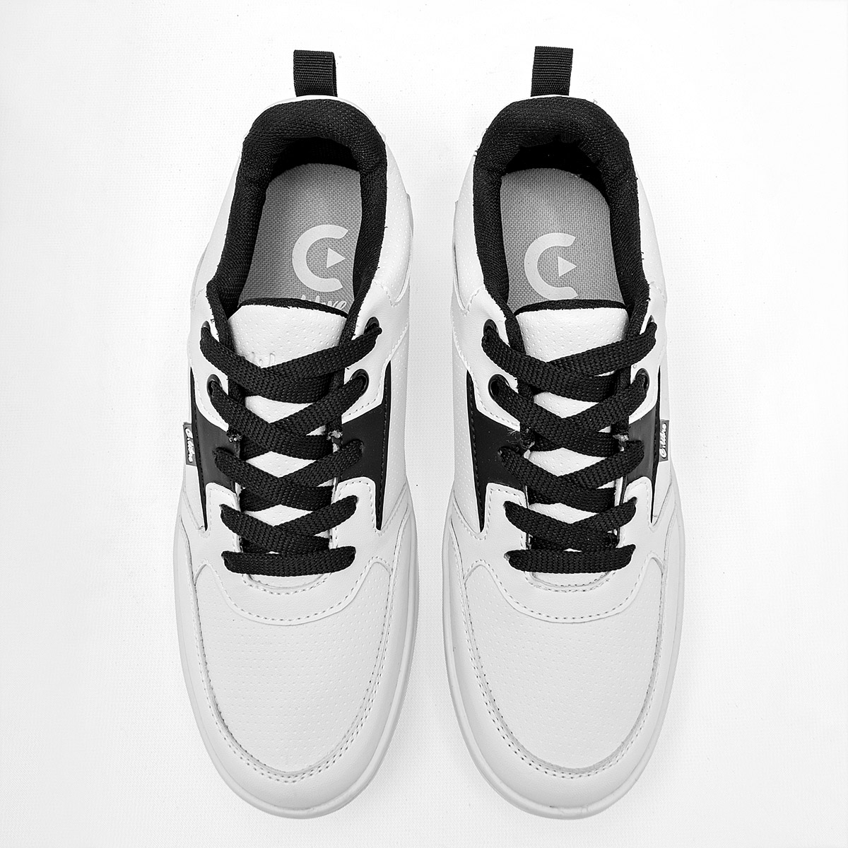 Foto 4 pulgar | C>libre Tenis Urbano Para Joven Blanco Negro Gris