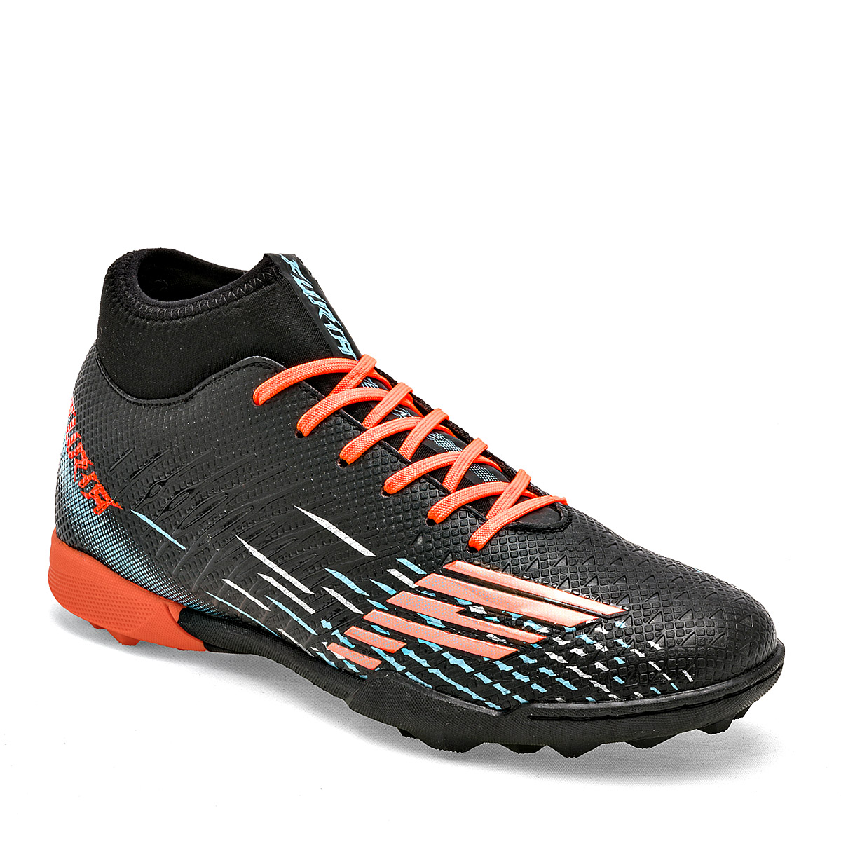 Furia Tenis Deportivo Para Joven Negro Naranja