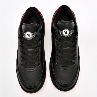 Foto 3 | American Fire Tenis Urbano Para Joven Negro Rojo