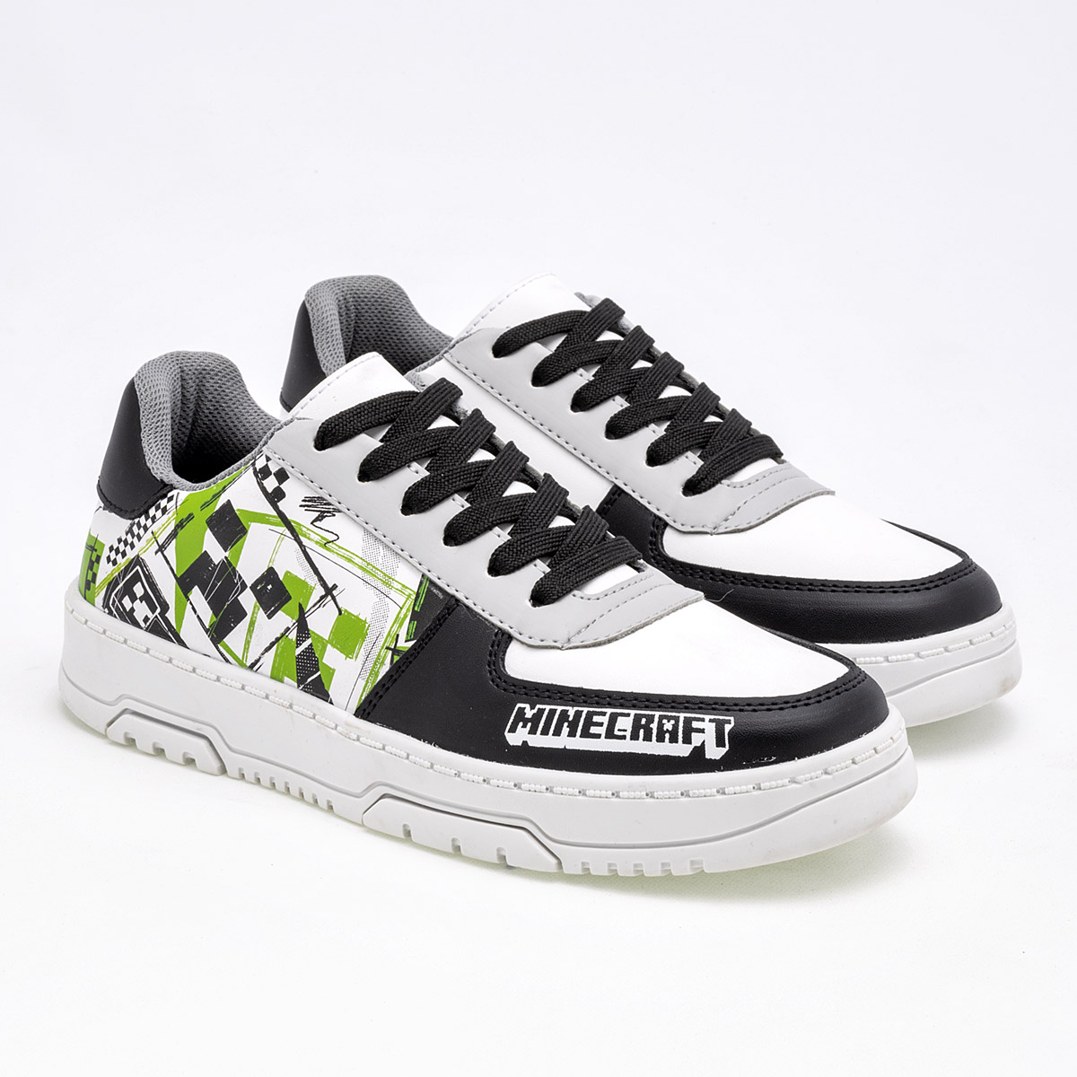 Foto 2 | Licencias Yuyin Tenis Urbano Para Joven Blanco Negro Gris