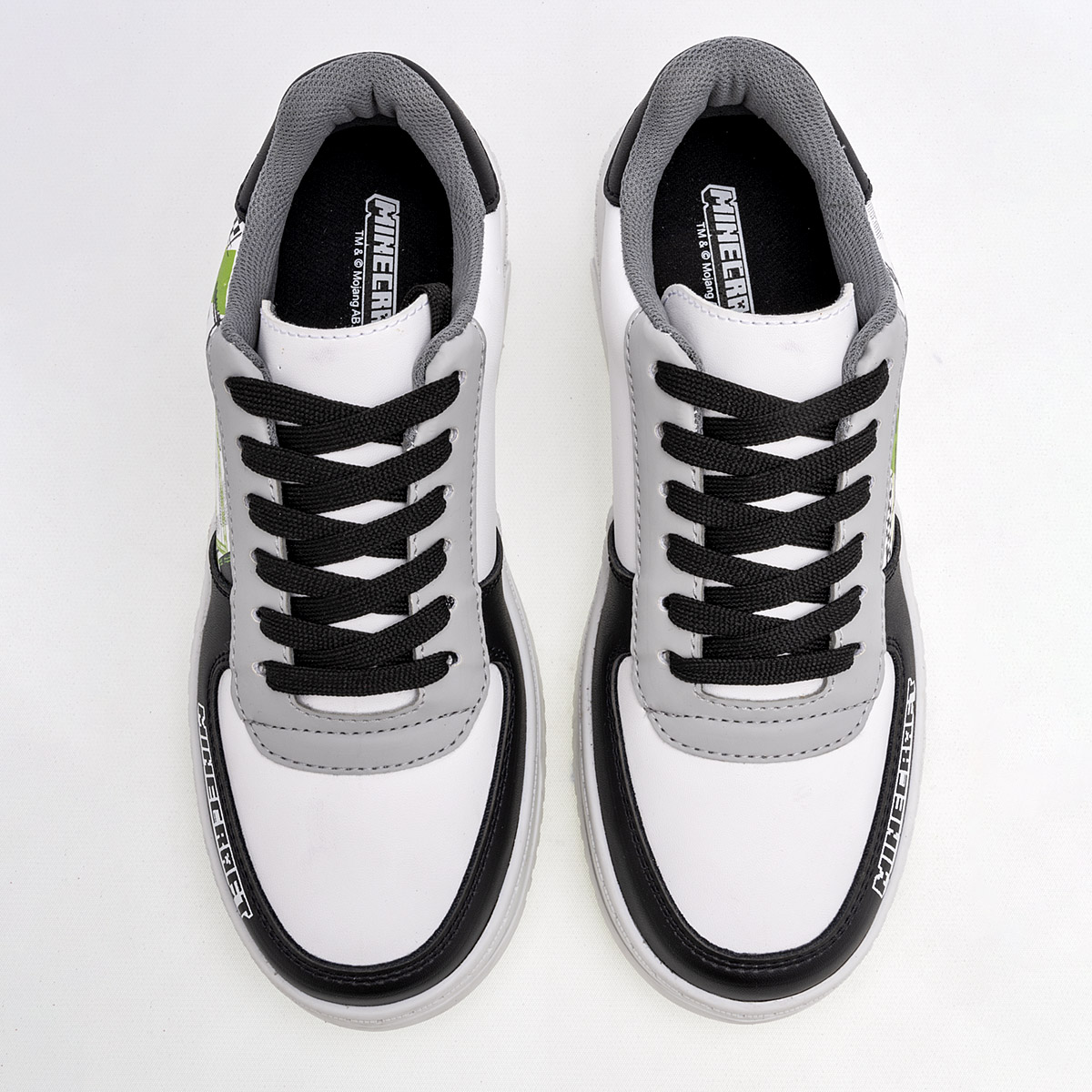 Foto 4 pulgar | Licencias Yuyin Tenis Urbano Para Joven Blanco Negro Gris