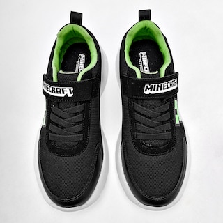 Foto 3 | Licencias Yuyin Tenis Urbano Para Joven Negro Verde Blanco, Agujeta Elastica