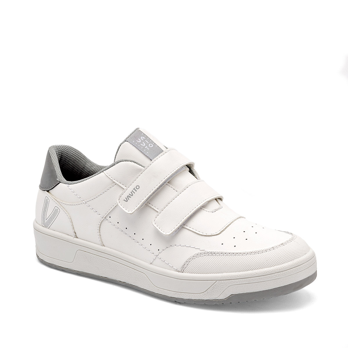 Foto 2 pulgar | Vavito Tenis Urbano Para Joven Blanco Gris
