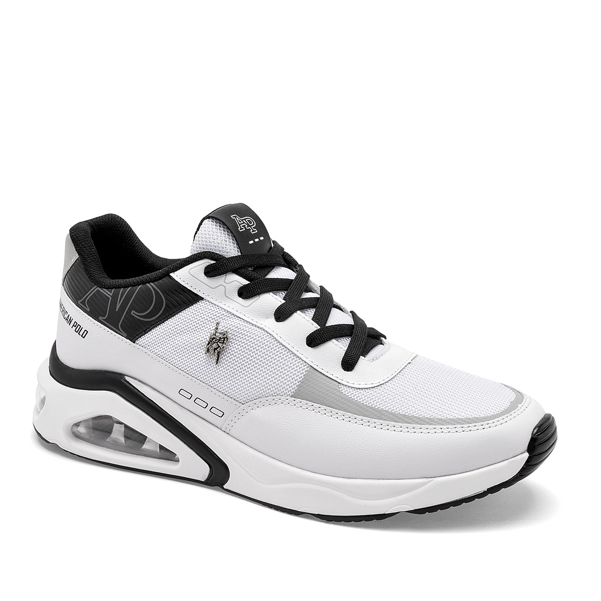 Foto 1 | American Polo Tenis Urbano Para Joven Blanco Negro Gris