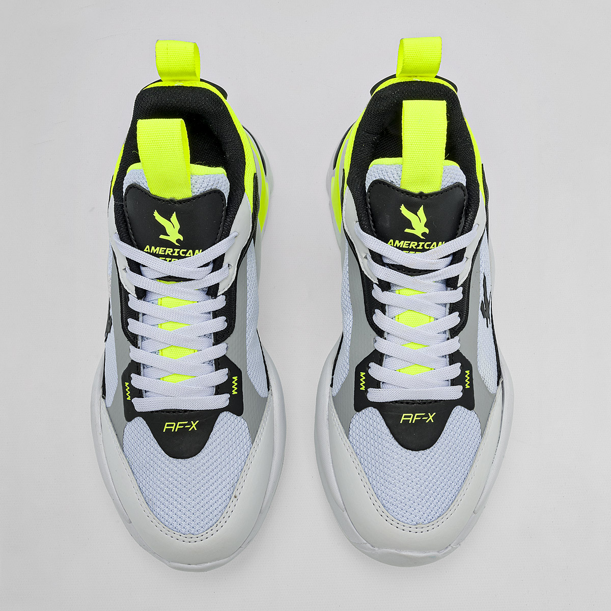 Foto 4 pulgar | American Fire Tenis Urbano Para Joven Blanco Negro Amarillo