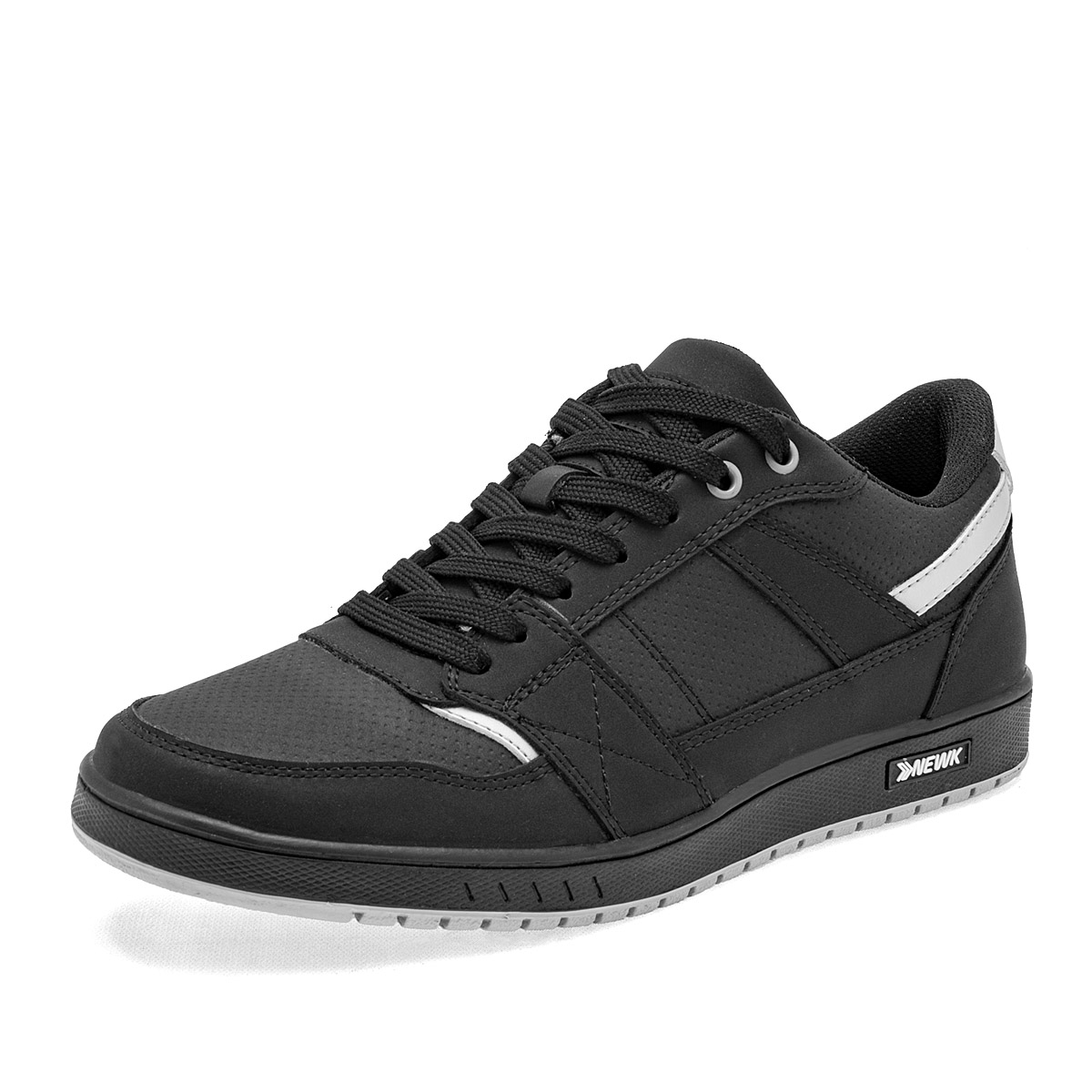 Newk Tenis Urbano Para Joven Negro Gris