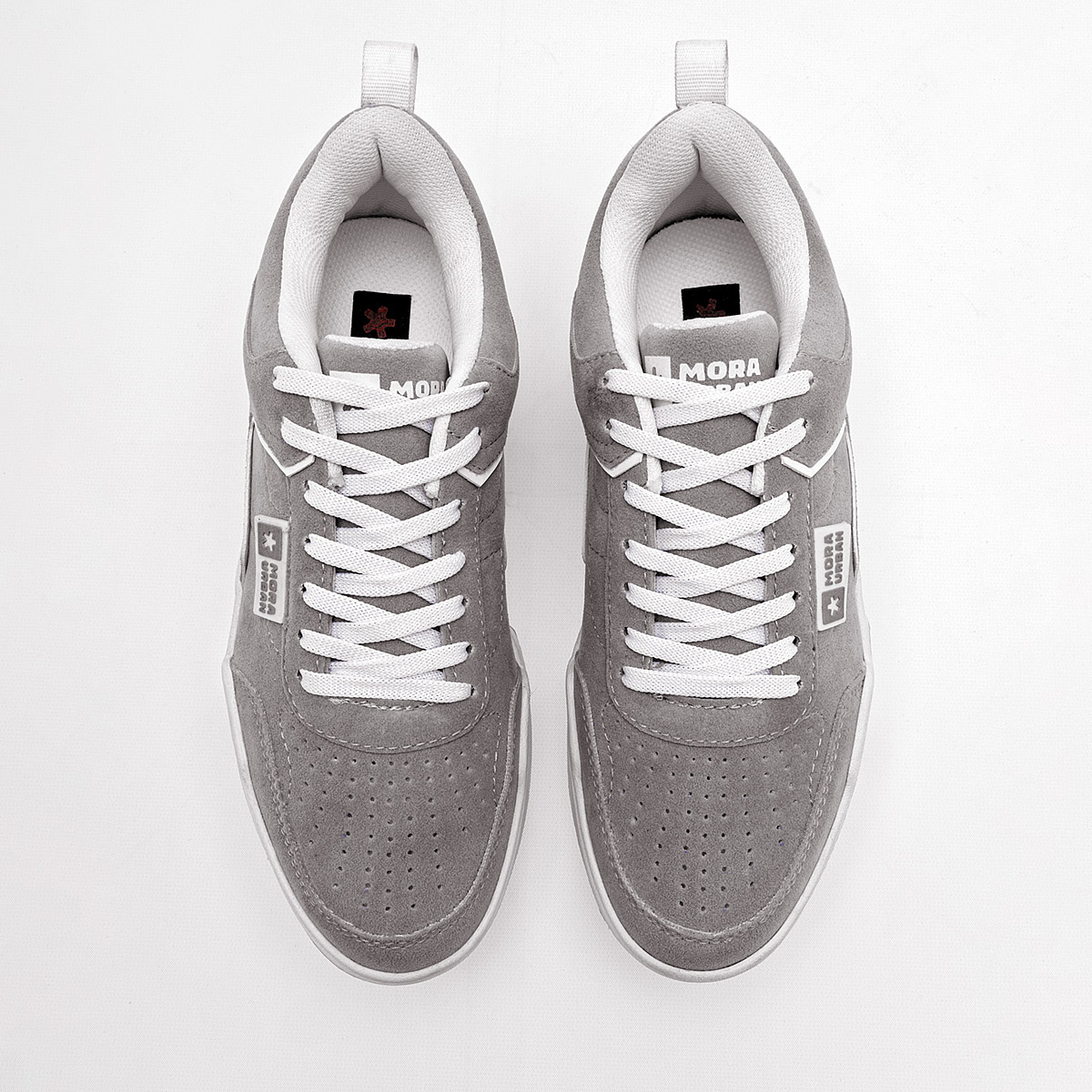 Foto 4 pulgar | Mora Urban Tenis Urbano Para Joven Gris