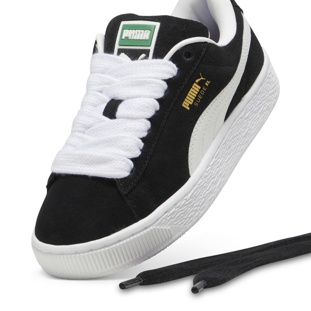 Foto 5 pulgar | Tenis Puma Suede Xl Jr Para Niño Negro