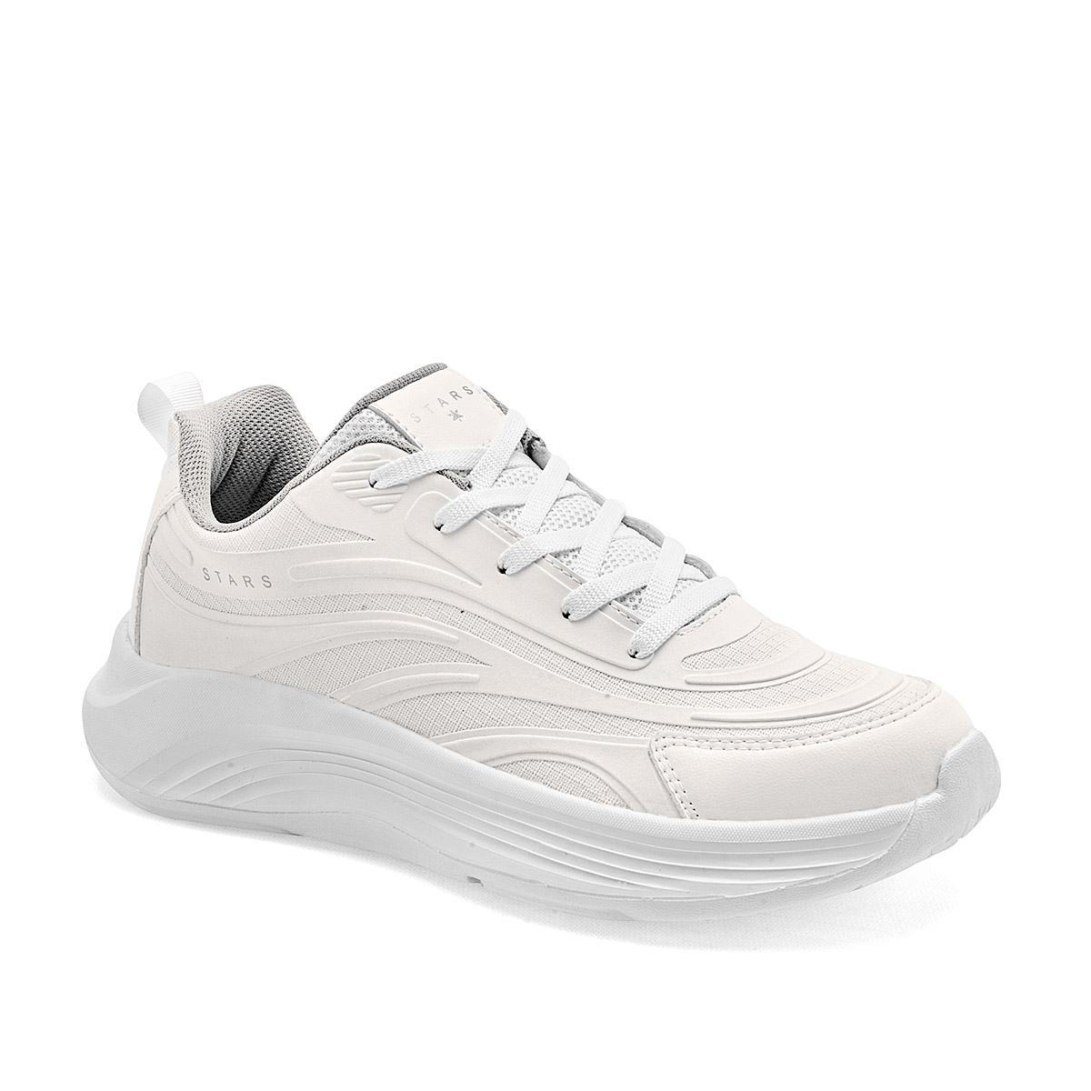 Foto 1 | Stars Of The World Tenis Deportivo Para Joven Blanco Cod.133949