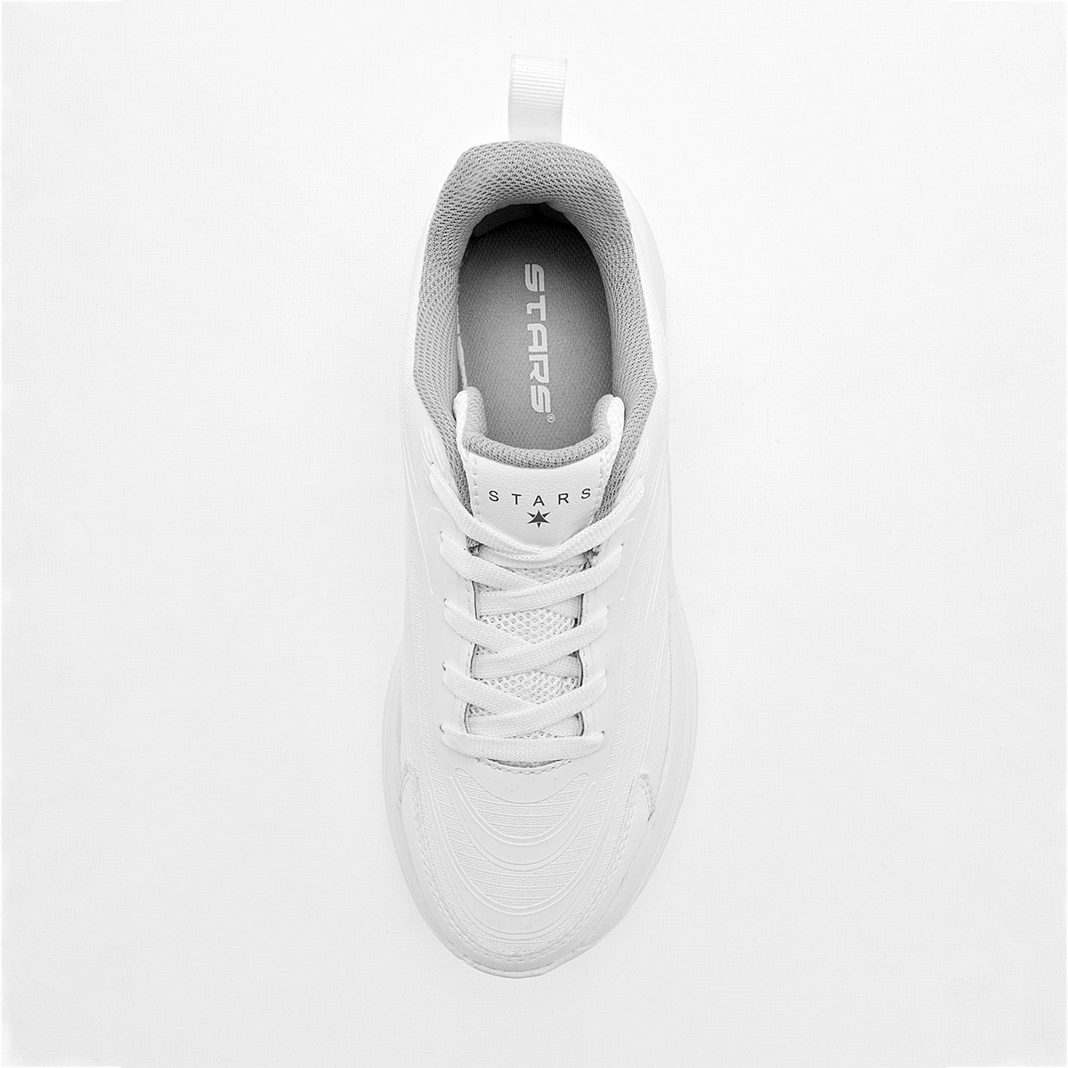 Foto 3 pulgar | Stars Of The World Tenis Deportivo Para Joven Blanco Cod.133949