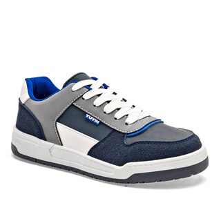 Foto 1 | Yuyin Tenis Urbano Para Joven Marino Gris Blanco Cod.132960