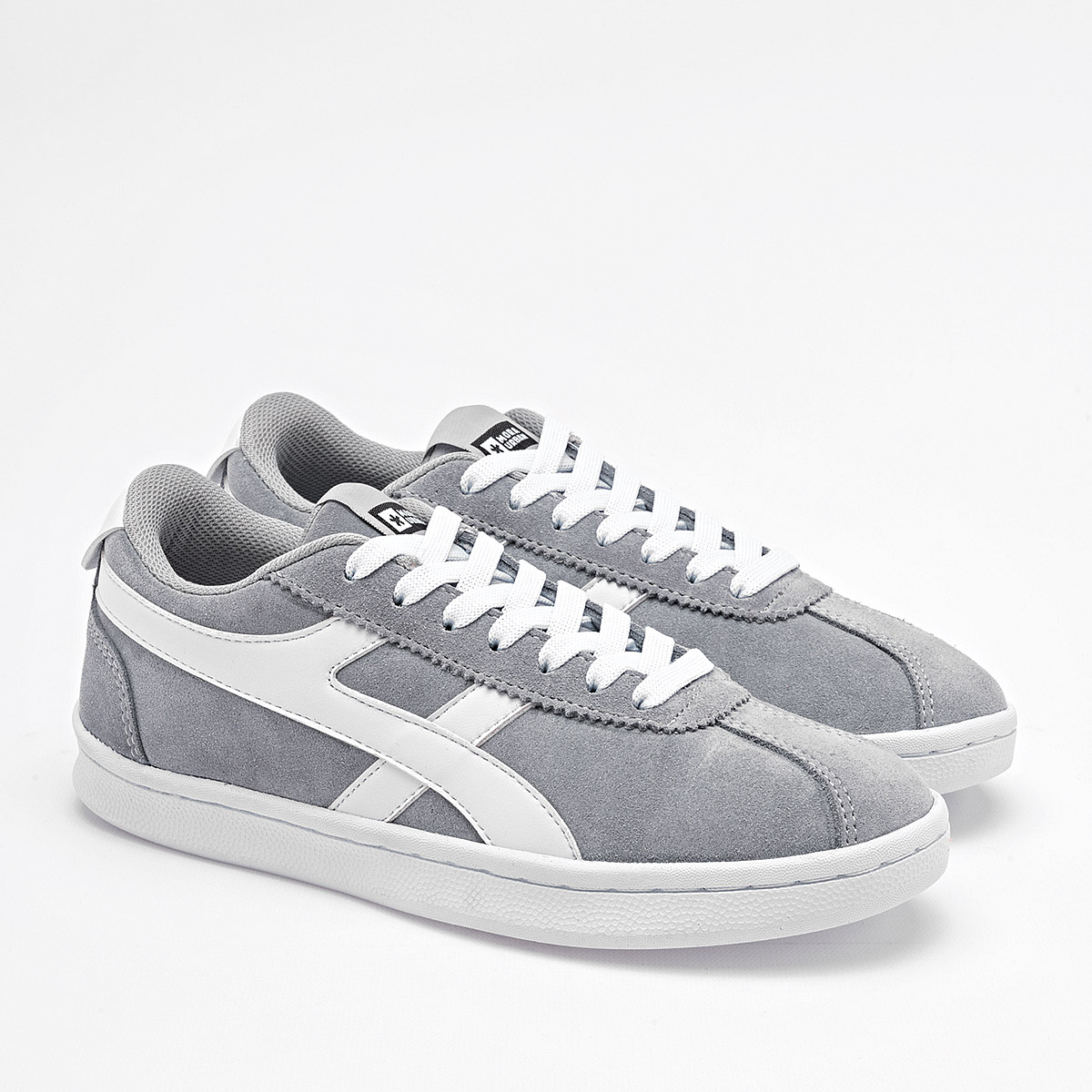 Foto 3 pulgar | Mora Urban Tenis Urbano Para Joven Gris Blanco Cod.132521