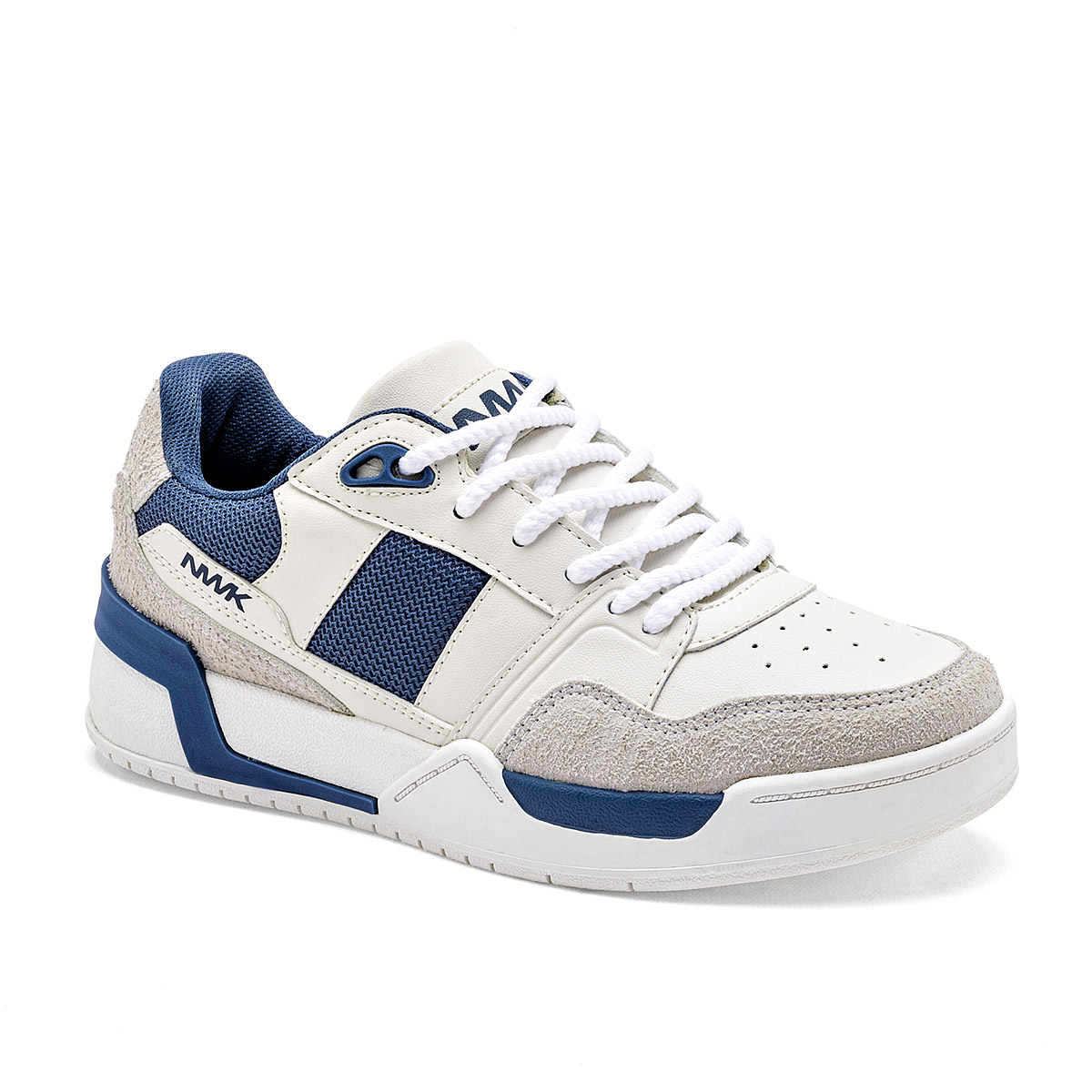 Newk Tenis Urbano Para Joven Latte Azul Gris Cod.132686