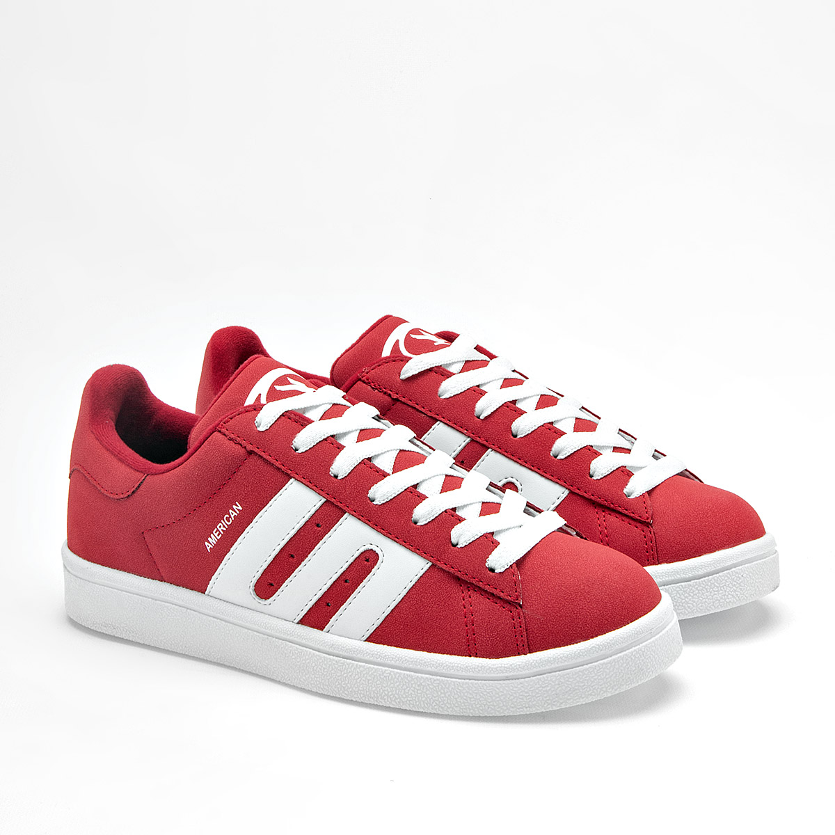 Foto 2 | American Fire Tenis Urbano Para Joven Rojo Blanco Cod.133304