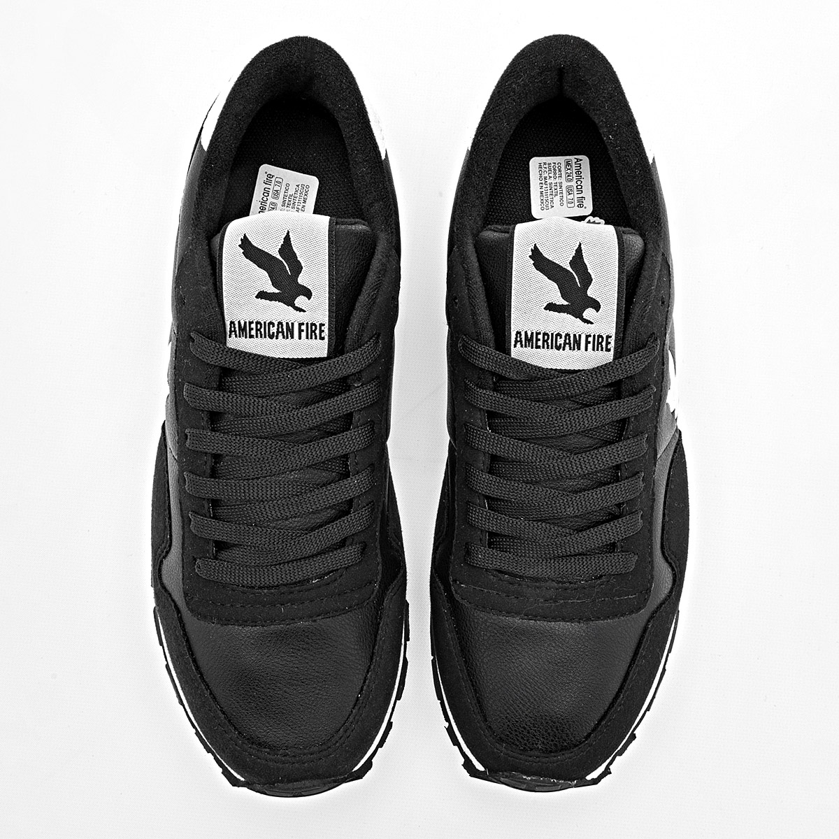 Foto 4 pulgar | American Fire Tenis Urbano Para Joven Negro Cod.131770