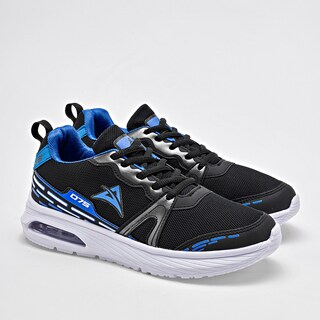 Foto 2 | Avans-b Tenis Urbano Para Joven Negro Azul Cod.133311
