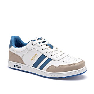 Foto 1 | Newk Tenis Urbano Para Joven Blanco Latte Azul Cod.132685