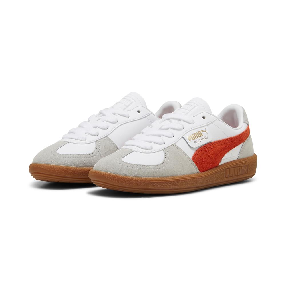 Foto 4 pulgar | Tenis Puma Palermo Lth Para Niño Blanco