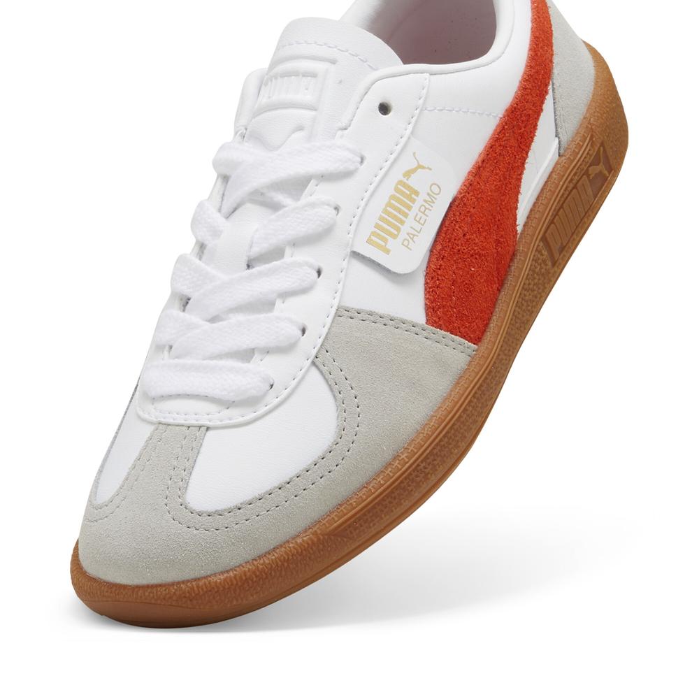 Foto 6 pulgar | Tenis Puma Palermo Lth Para Niño Blanco