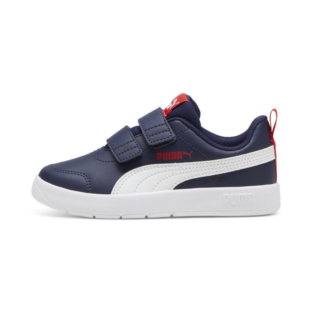 Foto 1 | Tenis Puma Courtflex V3 Para Niño Azul Marino