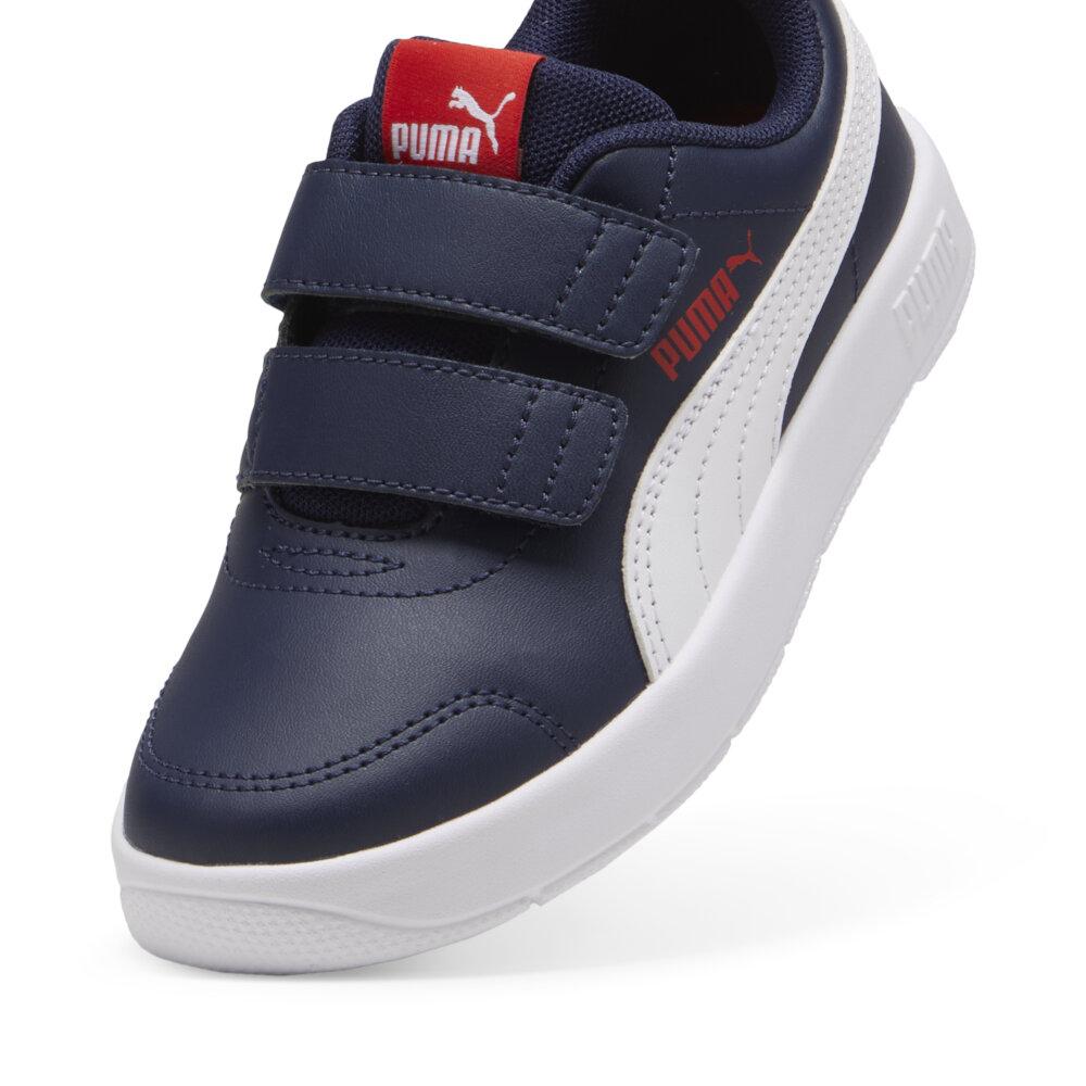 Foto 4 | Tenis Puma Courtflex V3 Para Niño Azul Marino