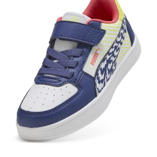 Foto 4 | Tenis Puma Caven 2.0 Poised 2 Race Jr Para Niños Azul Marino