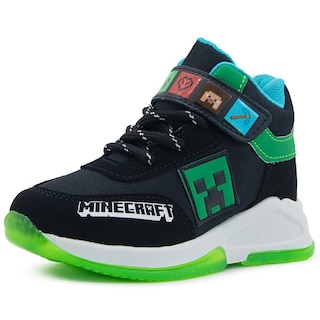 Foto 5 | Tenis Minercraft Creeper Color Negro Bota Para Niño Gamer Negro