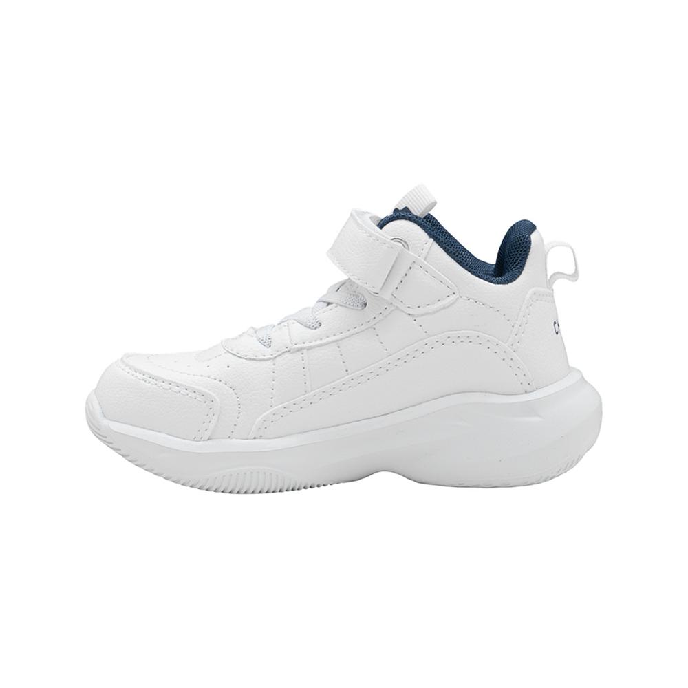 Foto 3 pulgar | Tenis Para Niño Charly  Estilo Urbano Blanco Marino 15-21 Blanco