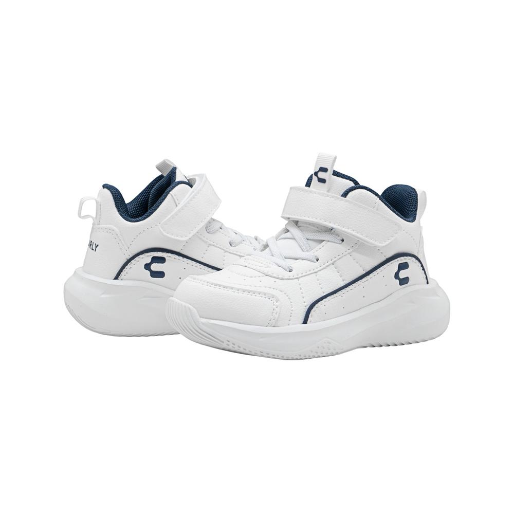 Foto 6 pulgar | Tenis Para Niño Charly  Estilo Urbano Blanco Marino 15-21 Blanco