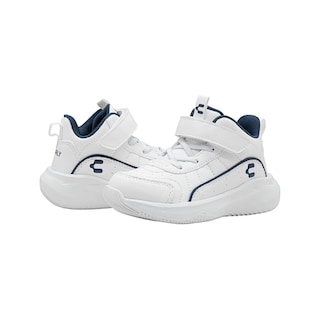 Foto 5 | Tenis Para Niño Charly Estilo Urbano Blanco Marino 15-21 Blanco