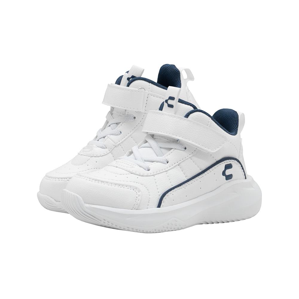 Foto 7 pulgar | Tenis Para Niño Charly  Estilo Urbano Blanco Marino 15-21 Blanco