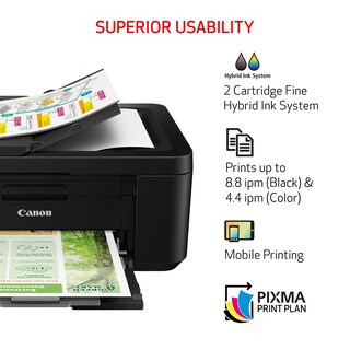 Foto 4 | Impresora Canon Pixma Tr4720 Multifunción Inalámbrica con Fax Negra - Venta Internacional