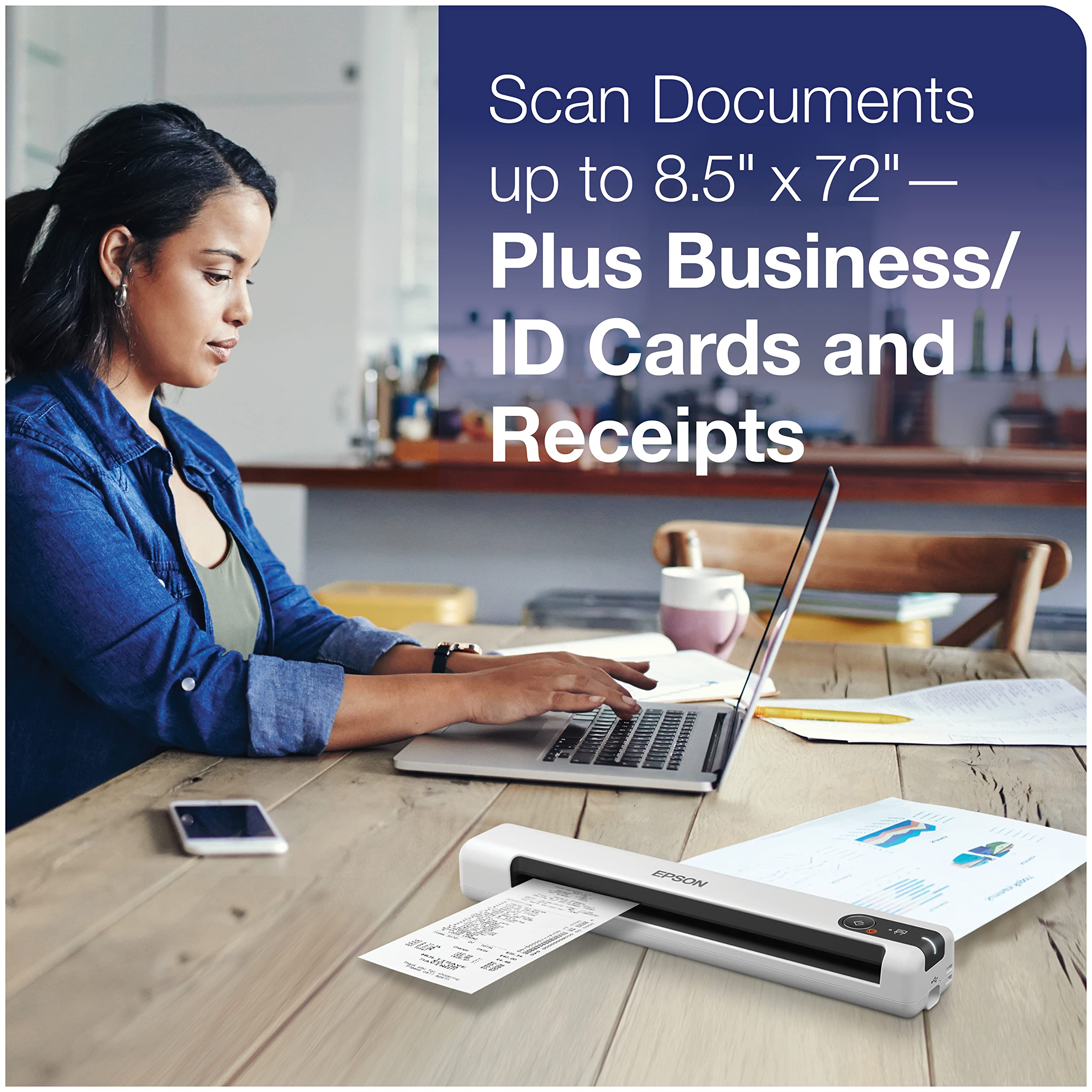 Foto 4 | Escáner de Documentos Epson DS-70 Mobile con OCR - Venta Internacional