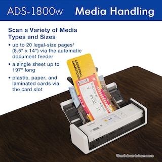 Foto 4 | Escáner Brother Ads-1800w de Escritorio Compacto Inalámbrico - Venta Internacional