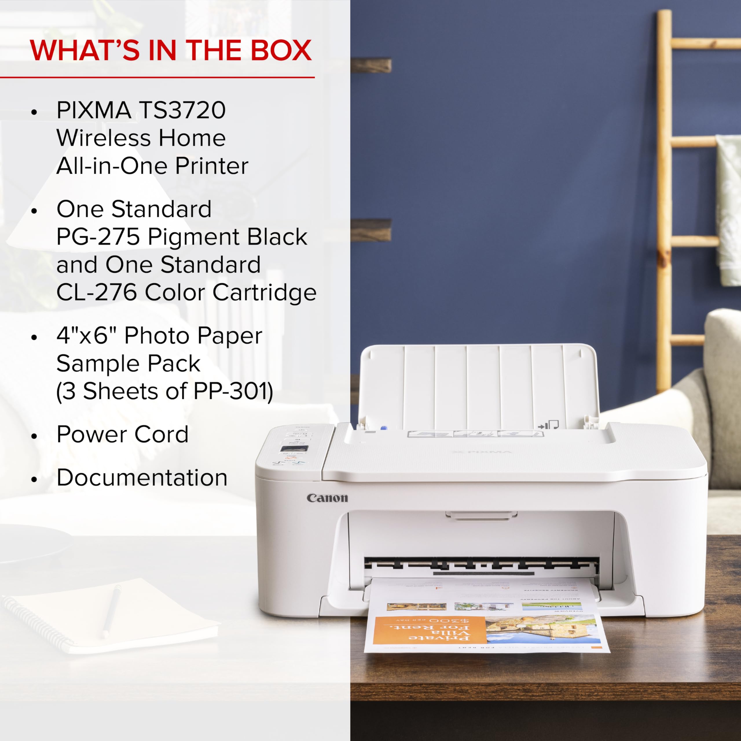 Foto 5 | Impresora Multifunción Inalámbrica Canon Pixma Ts3720 - Venta Internacional