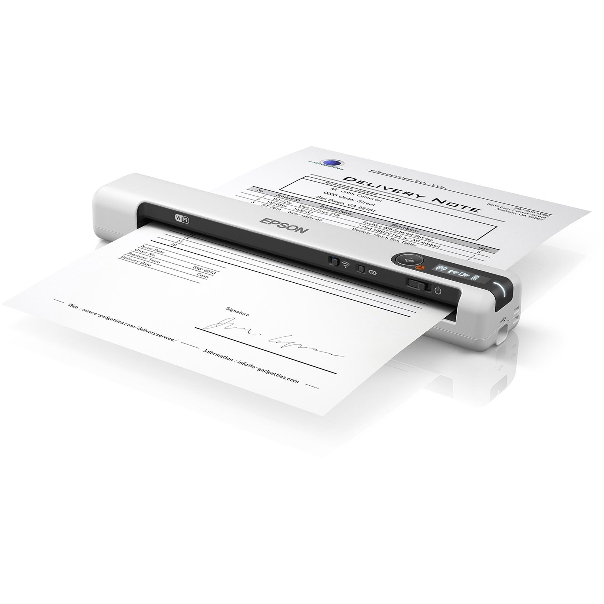 Foto 6 pulgar | Escáner De Documentos Portátil Inalámbrico Con Alimentación De Hojas Epson Ds-80w - Venta Internacional.