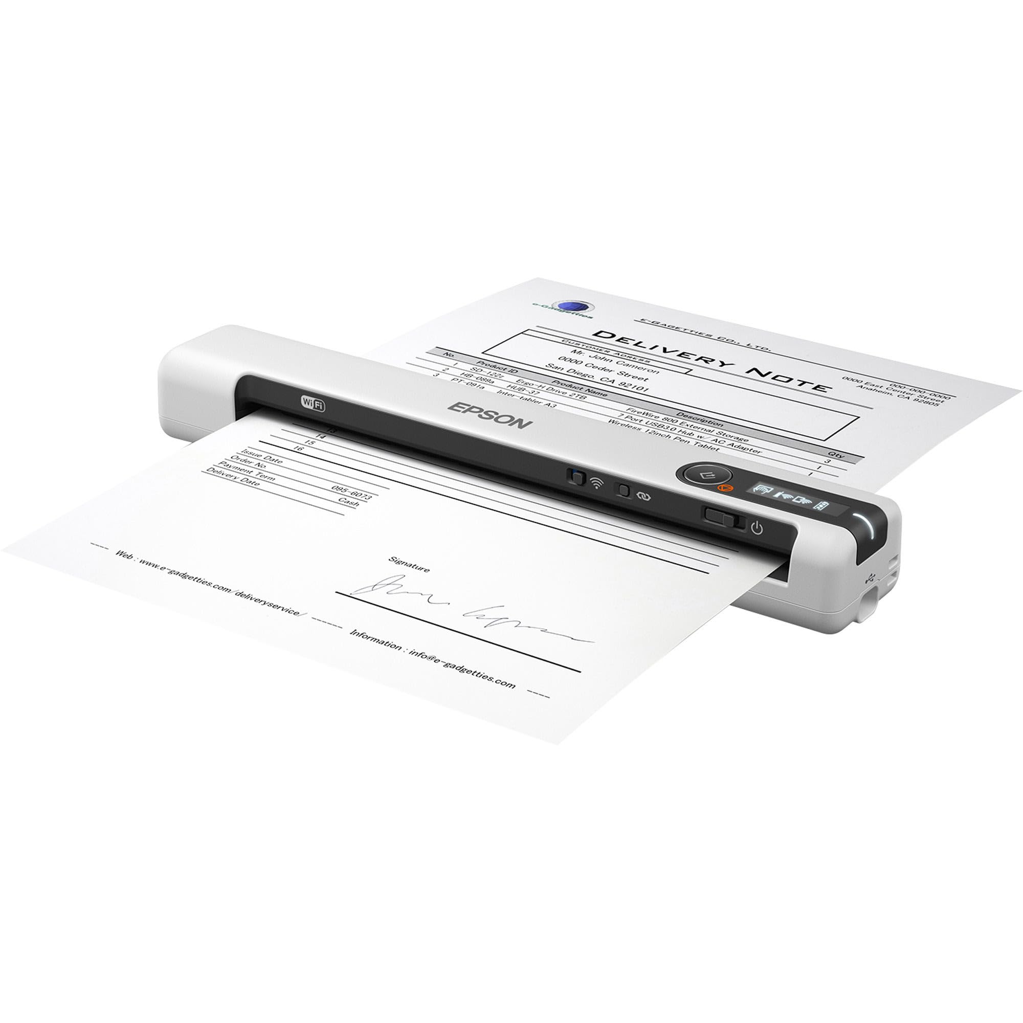 Foto 6 | Escáner De Documentos Portátil Inalámbrico Con Alimentación De Hojas Epson Ds-80w - Venta Internacional.