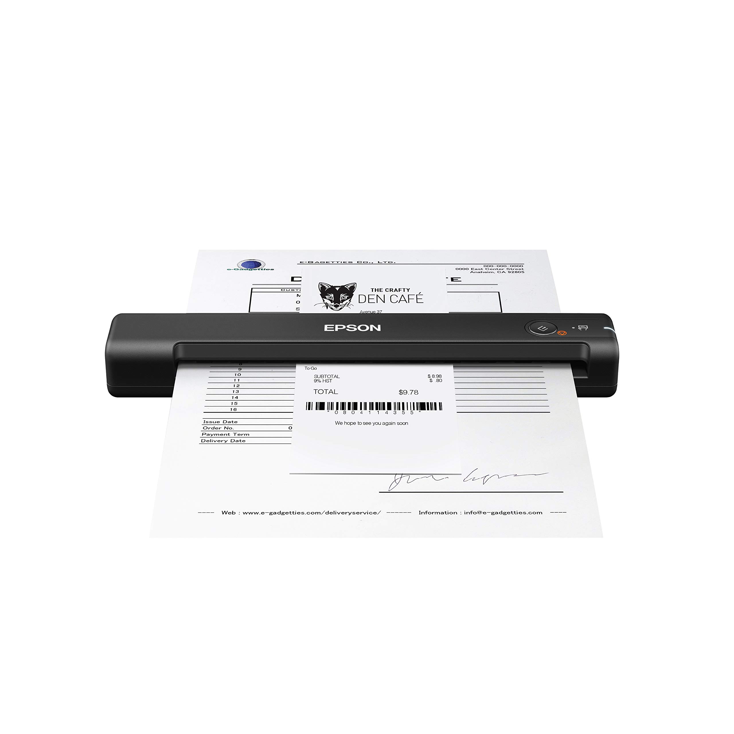 Foto 1 | Escáner De Recibos Móvil Epson Workforce Es-55r Con Software - Venta Internacional.