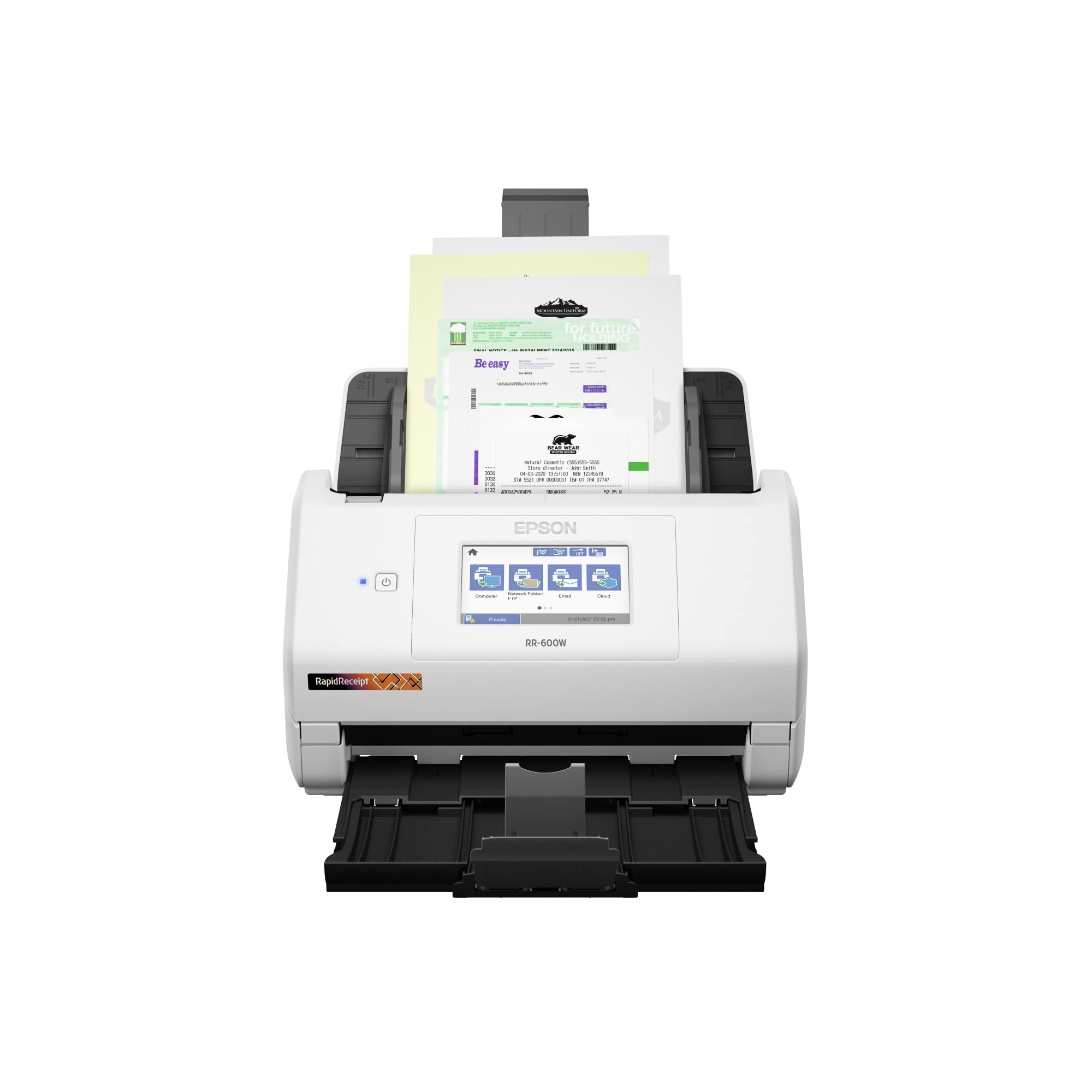 Escáner Epson Rapidreceipt Rr-600w Inalámbrico De Escritorio En Color - Venta Internacional.