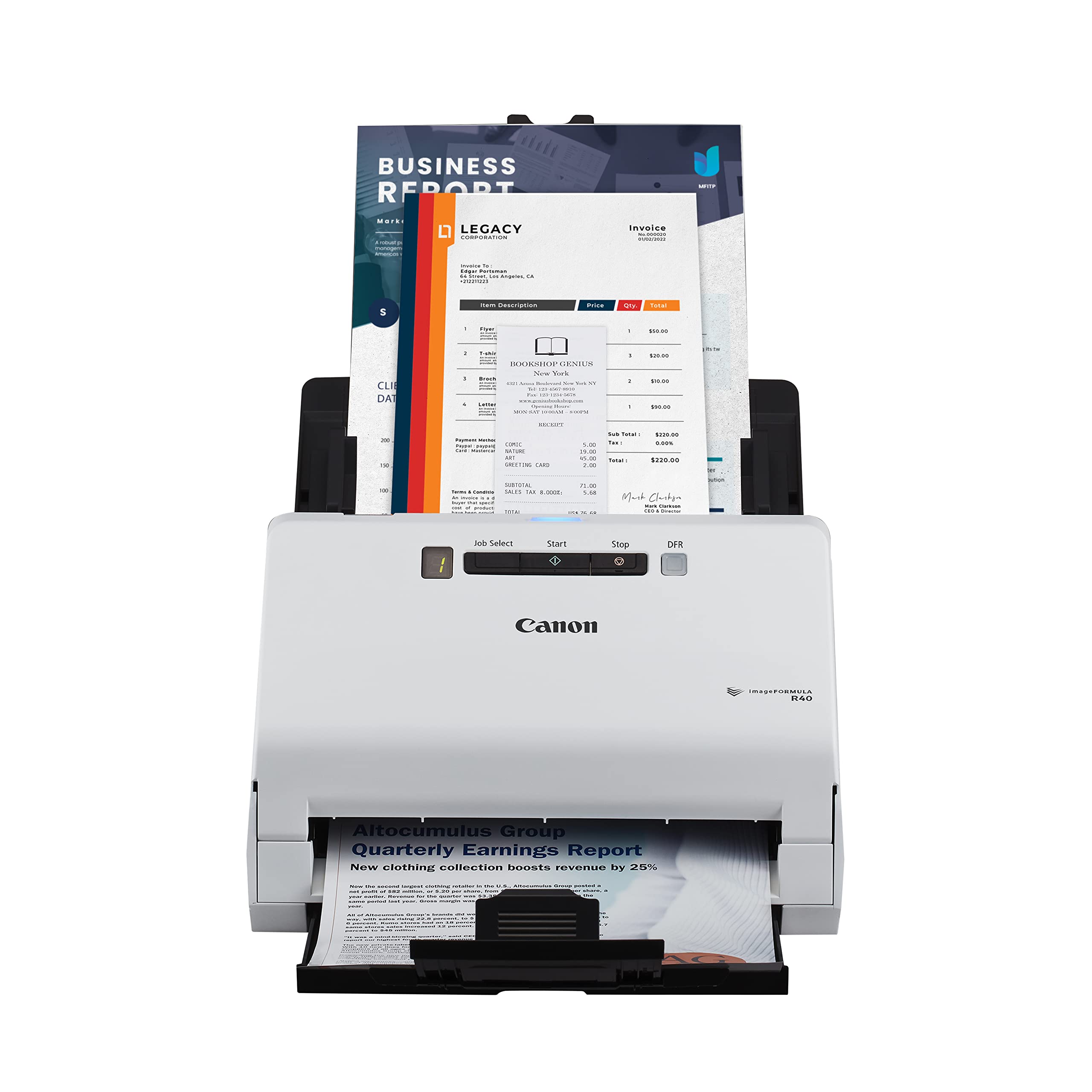 Escáner De Documentos De Oficina Canon Imageformula R40 Receipt - Venta Internacional.