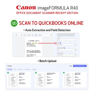 Foto 2 | Escáner De Documentos De Oficina Canon Imageformula R40 Receipt - Venta Internacional.