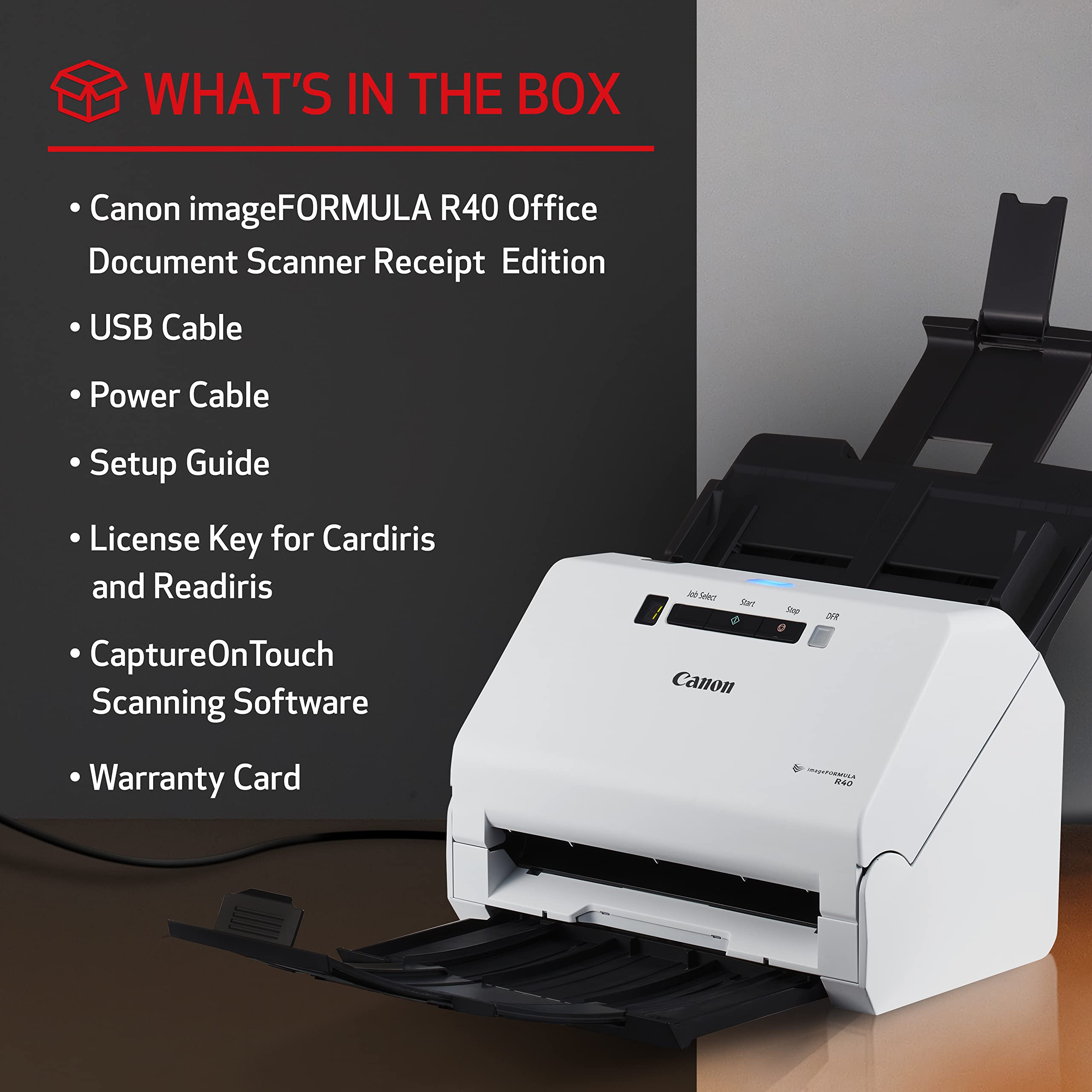 Foto 6 | Escáner De Documentos De Oficina Canon Imageformula R40 Receipt - Venta Internacional.