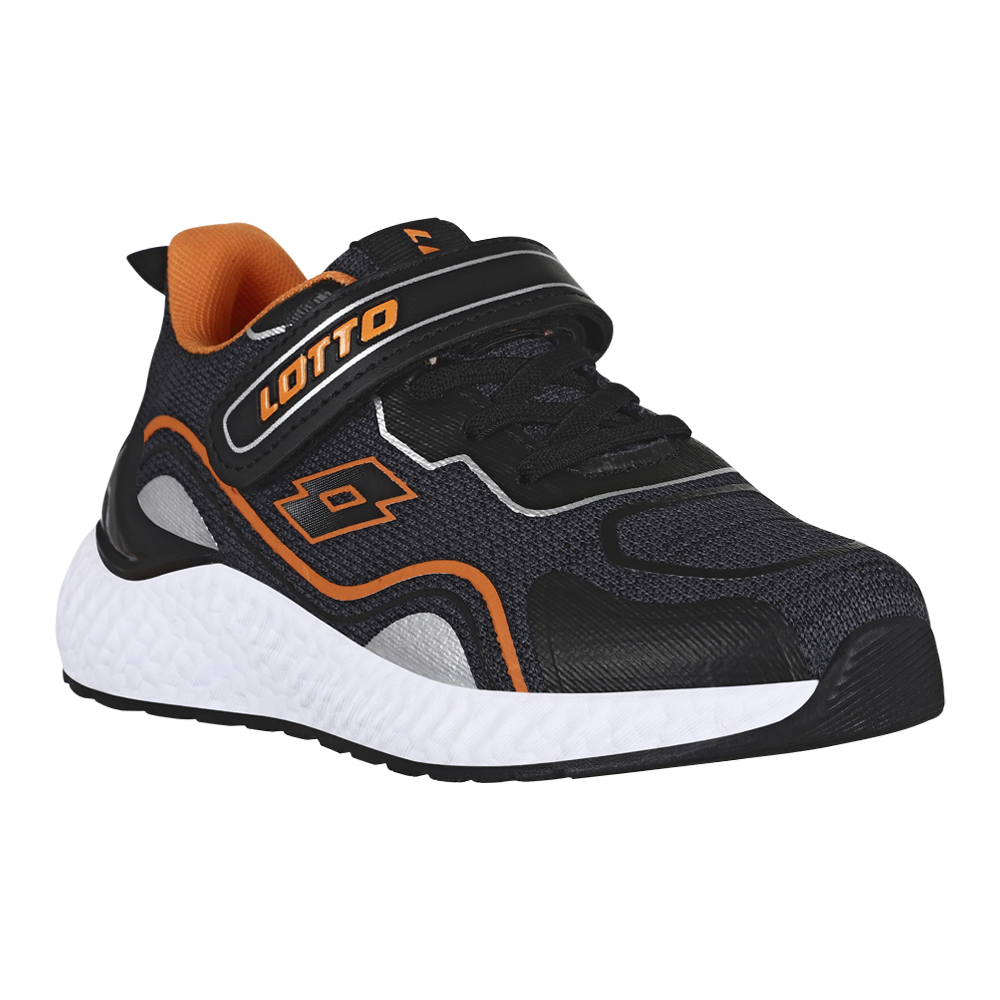 Tenis Infantil Lotto Astrud Para Niño Color Negro