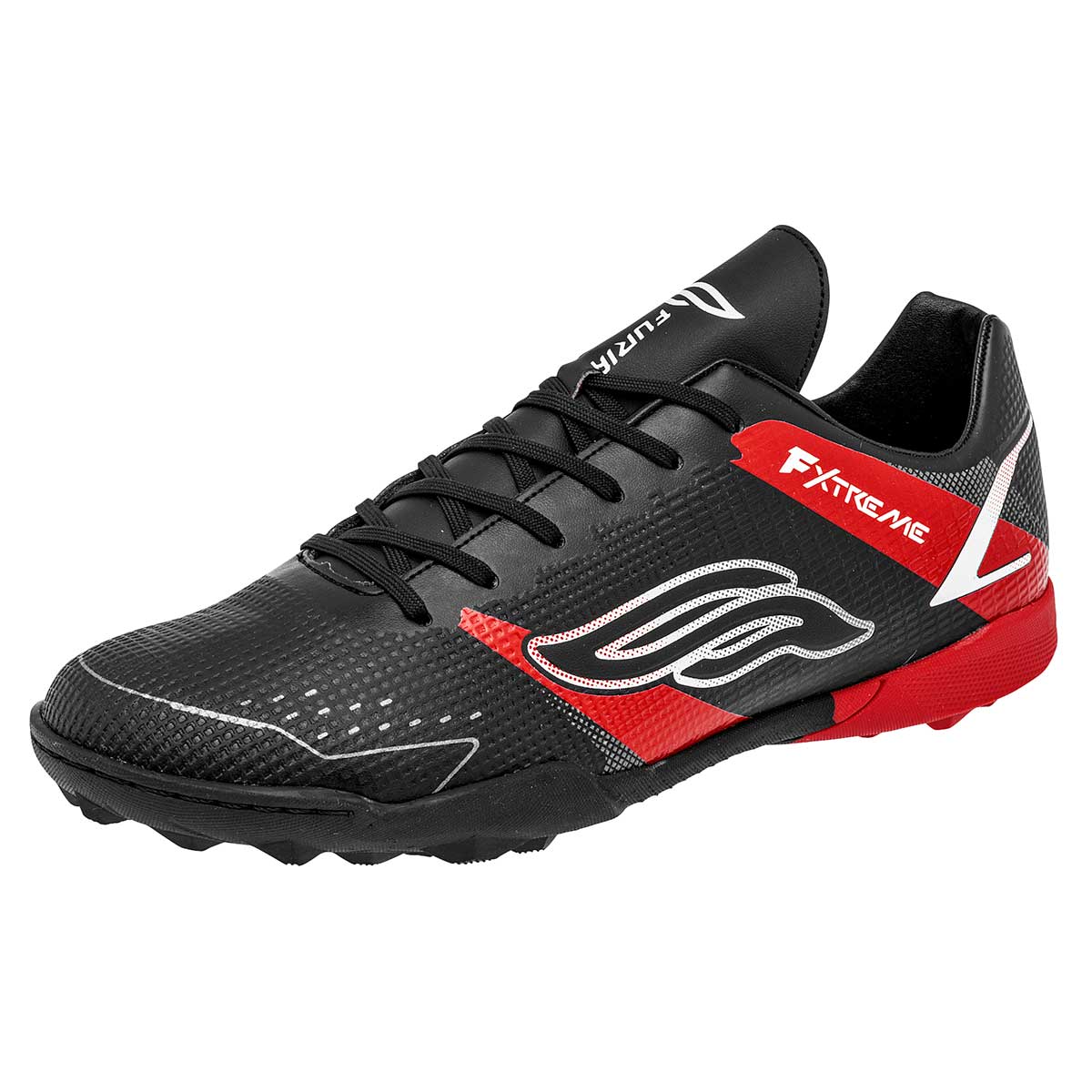 Foto 1 | Furia Tenis Deportivo Para Joven Negro Rojo, Código 117493-1