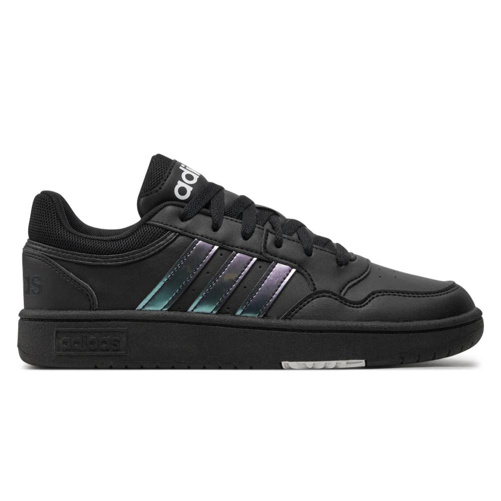 Tenis Adidas Hoops 3 K GZ9671 Negros Unisex